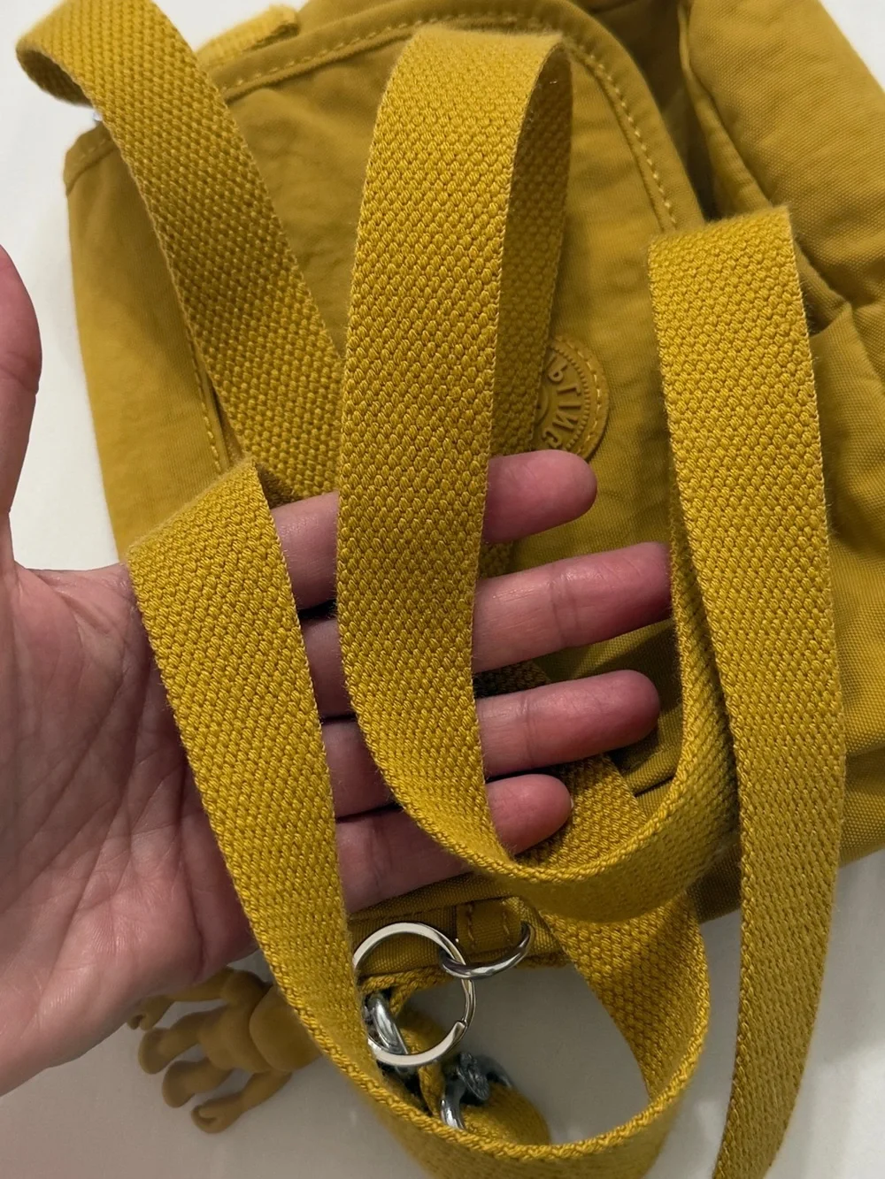 Kipling Golden Yellow Crossbody Bag - Picture 7 of 8